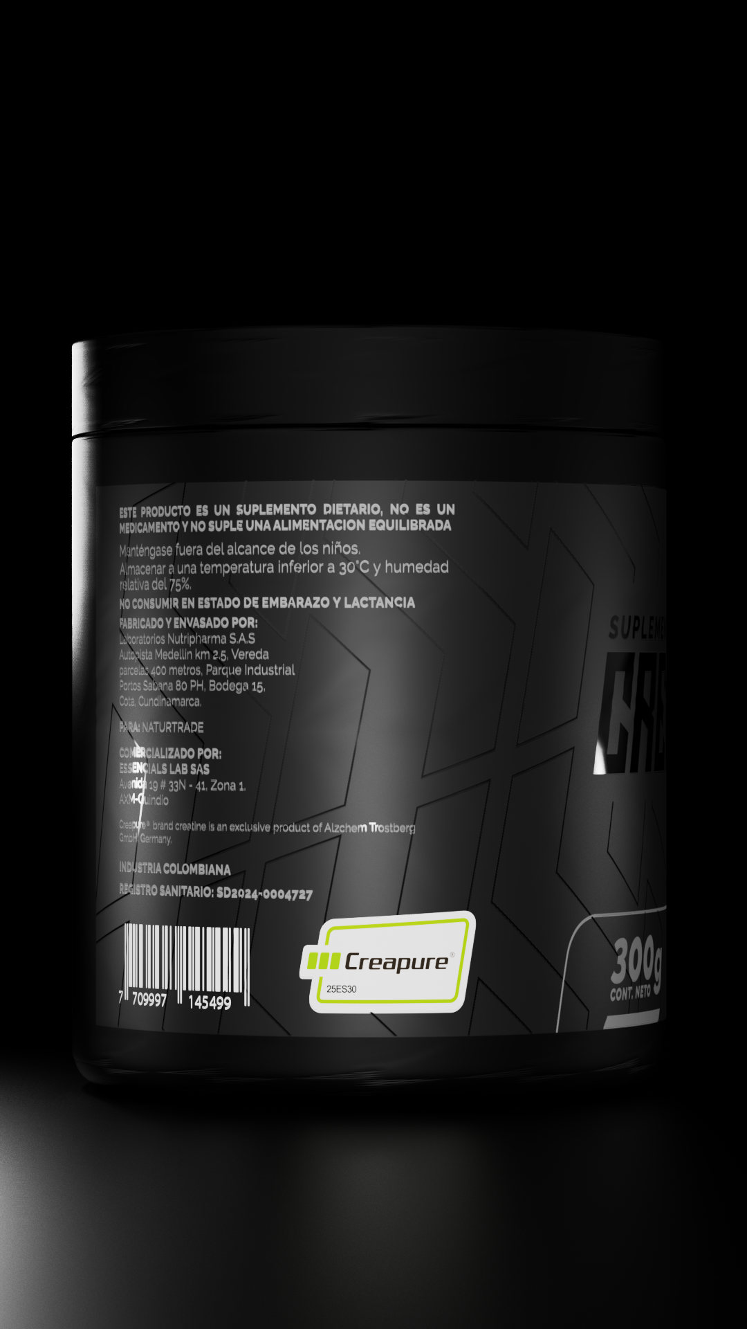 CREAPURE 300 GRAMOS- 100 SERVICIOS